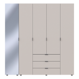 Комплект шкафов для одежды Doros Гелар (2 шт.) 194х49,5х203,4 см Зеркало/Кашемир (DRS-011260)