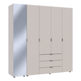 Комплект шкафов для одежды Doros Гелар (2 шт.) 194х49,5х203,4 см Зеркало/Кашемир (DRS-011260)
