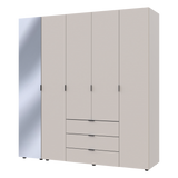 Комплект шкафов для одежды Doros Гелар (2 шт.) 194х49,5х203,4 см Зеркало/Кашемир (DRS-011260)