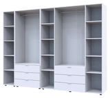 Комплект шкафов для одежды Doros Гелар (3 шт.) 270,7х49,5х203,4 см Белый (DRS-011178)