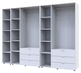 Комплект шкафов для одежды Doros Гелар (3 шт.) 270,6х49,5х203,4 см Белый (DRS-011179)