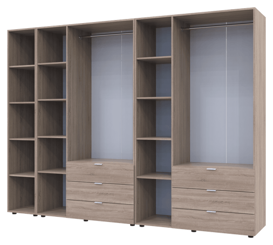 Комплект шкафов для одежды Doros Гелар (3 шт.) 270,6х49,5х203,4 см Дуб сонома (DRS-011162)