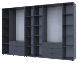 Комплект шкафов для одежды Doros Гелар (3 шт.) 309,4х49,5х203,4 см Графит (DRS-011163)