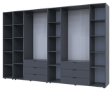 Комплект шкафов для одежды Doros Гелар (3 шт.) 309,4х49,5х203,4 см Графит (DRS-011163)