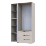 Комплект шкафов для одежды Doros Гелар (2 шт.) 115,7х49,5х203,4 см Кашемир (DRS-011248)