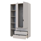 Комплект шкафов для одежды Doros Гелар (2 шт.) 115,7х49,5х203,4 см Кашемир (DRS-011248)