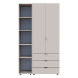 Комплект шкафов для одежды Doros Гелар (2 шт.) 115,7х49,5х203,4 см Кашемир (DRS-011248)