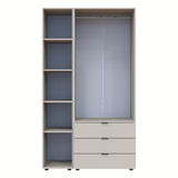 Комплект шкафов для одежды Doros Гелар (2 шт.) 115,7х49,5х203,4 см Кашемир (DRS-011248)