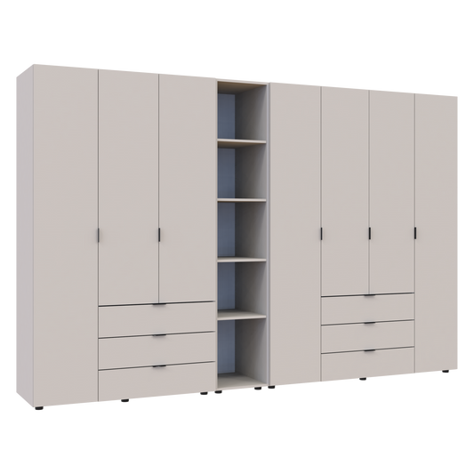 Комплект шкафов для одежды Doros Гелар (3 шт.) 309,4х49,5х203,4 см Кашемир (DRS-011253)