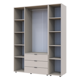 Комплект шкафов для одежды Doros Гелар (2 шт.) 154,4х49,5х203,4 см Кашемир (DRS-011256)