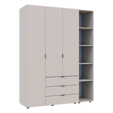 Комплект шкафов для одежды Doros Гелар (2 шт.) 154,4х49,5х203,4 см Кашемир (DRS-011256)