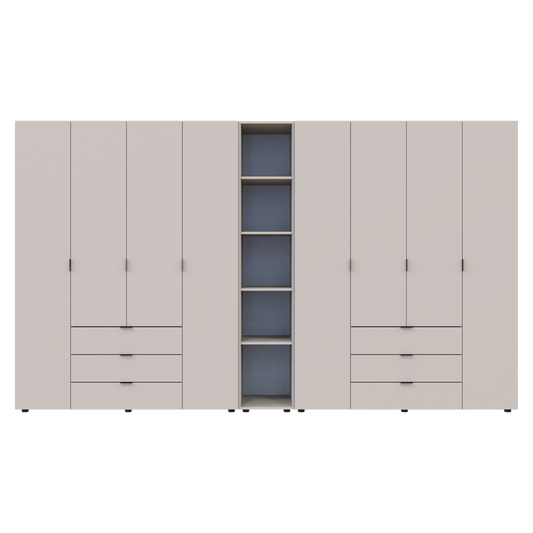 Комплект шкафов для одежды Doros Гелар (3 шт.) 348,2х49,5х203,4 см Кашемир (DRS-011255)