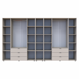 Комплект шкафов для одежды Doros Гелар (3 шт.) 348,2х49,5х203,4 см Кашемир (DRS-011255)