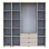 Комплект шкафов для одежды Doros Гелар (2 шт.) 193,2х49,5х203,4 см Кашемир (DRS-011254)