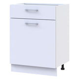 Кухонный модуль нижний Doros Лея НЯ82_Ш60 правая 60х46,6х82 см Белый/Дуб сонома (DRS-011365)