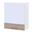 Кухонный модуль верхний Doros Лея В72_Ш60 правая 60х31,6х72 см Белый/Дуб сонома (DRS-011361)