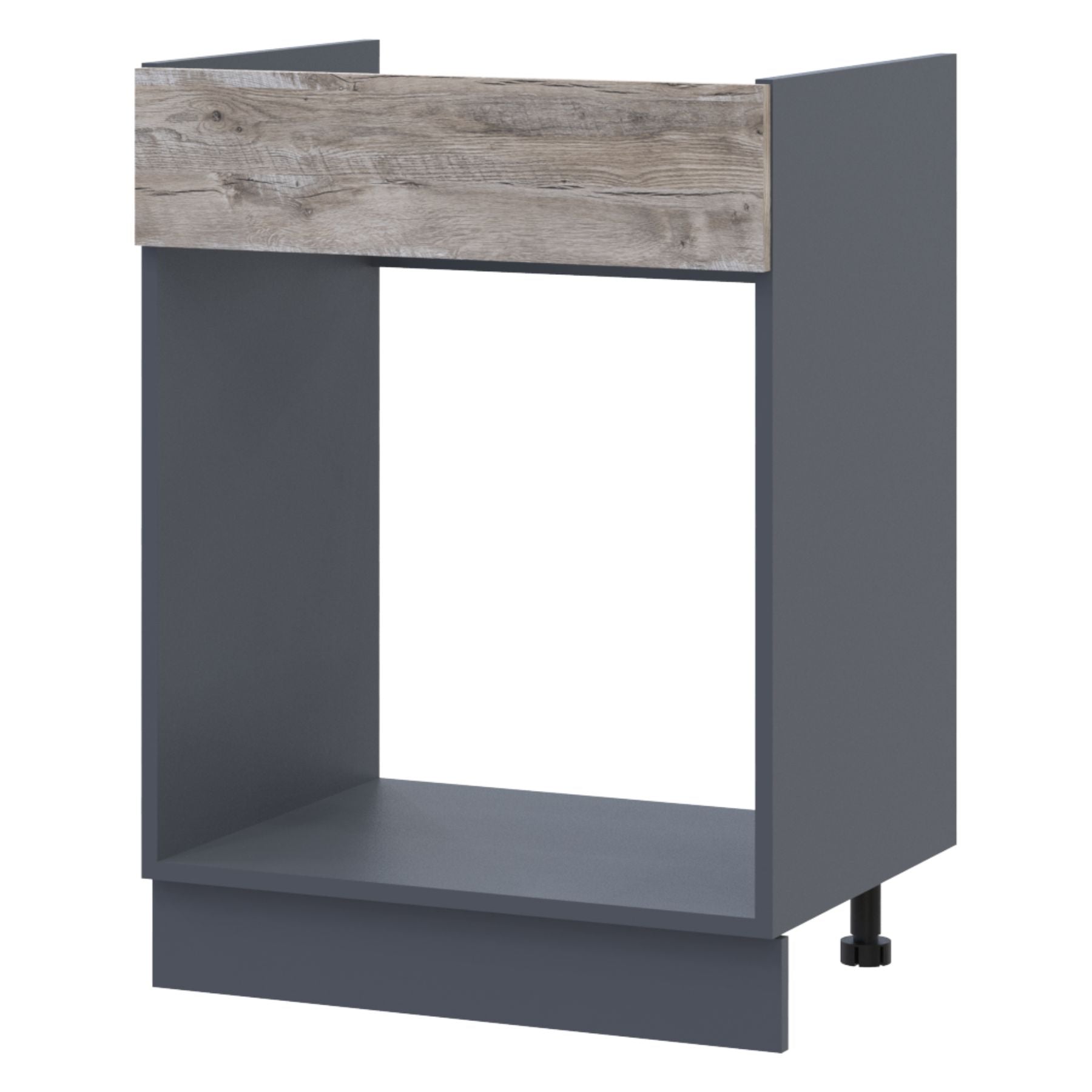 Кухонный модуль нижний Doros Лея НМ82_Ш60 левая 60х46,6х82 см Графит/Дуб клондайк (DRS-011372)