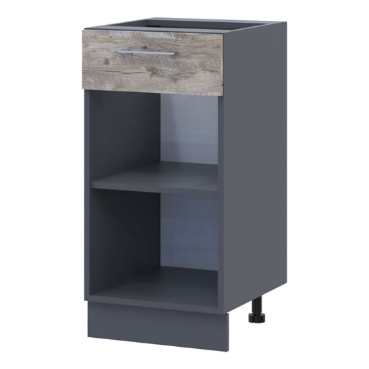 Кухонный модуль нижний Doros Лея НЯ82_40 40х46,6х82 см Графит/Дуб клондайк (DRS-011373)