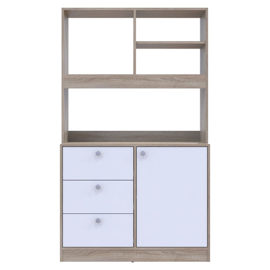 Мини-кухня Doros Лея ДСП 100х43х171 см Графит/Дуб евок (DRS-011435)