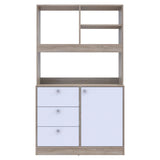 Мини-кухня Doros Лея ДСП 100х43х171 см Графит/Дуб евок (DRS-011435)