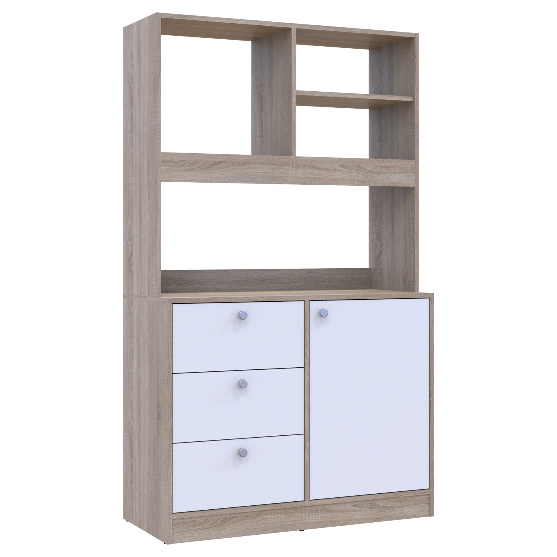 Мини-кухня Doros Лея ДСП 100х43х171 см Дуб сонома/Белый (DRS-011436)