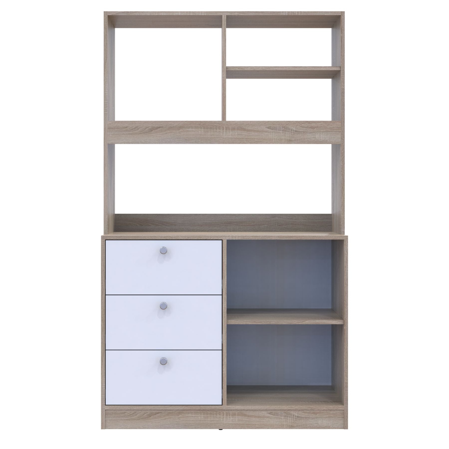 Мини-кухня Doros Лея ДСП 100х43х171 см Дуб сонома/Белый (DRS-011436)