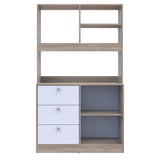 Мини-кухня Doros Лея ДСП 100х43х171 см Графит/Дуб евок (DRS-011435)