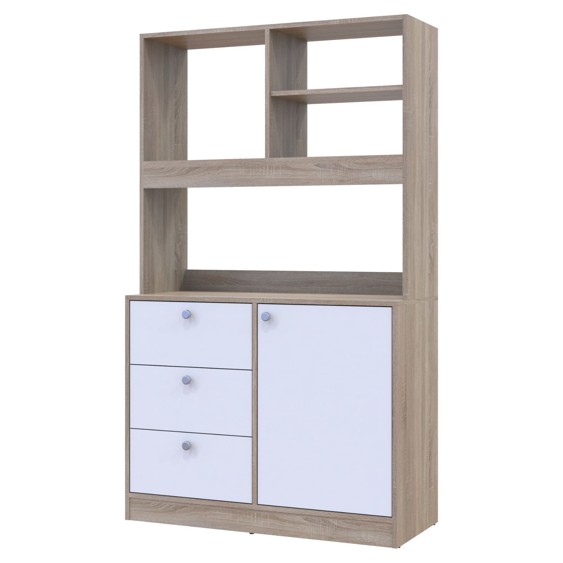 Мини-кухня Doros Лея ДСП 100х43х171 см Дуб сонома/Белый (DRS-011436)