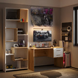 Офисный стол Doros Т2 120х60х75 см Дуб евок/Белый (DRS-011444)