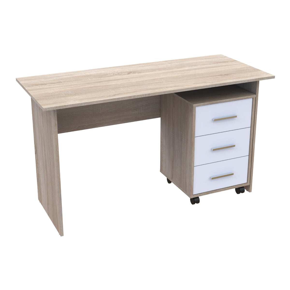 Офисный стол Doros Т3 120х60х78 см Дуб cонома/Белый (DRS-011314)