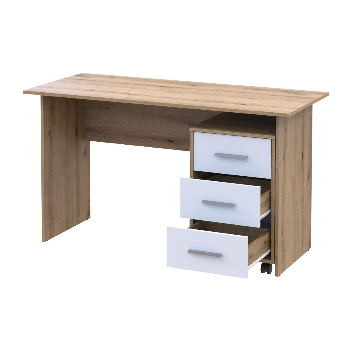 Офисный стол Doros Т3 120х68х78 см Дуб евок/Белый (DRS-011445)