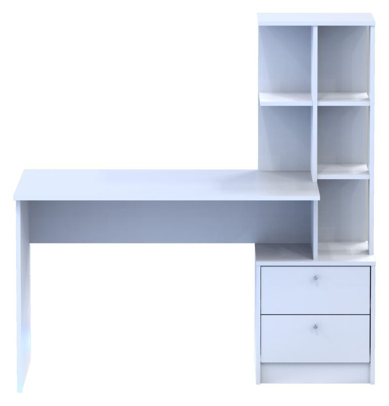 Офисный стол Doros Т7 136х55х138 см Белый (DRS-011328)