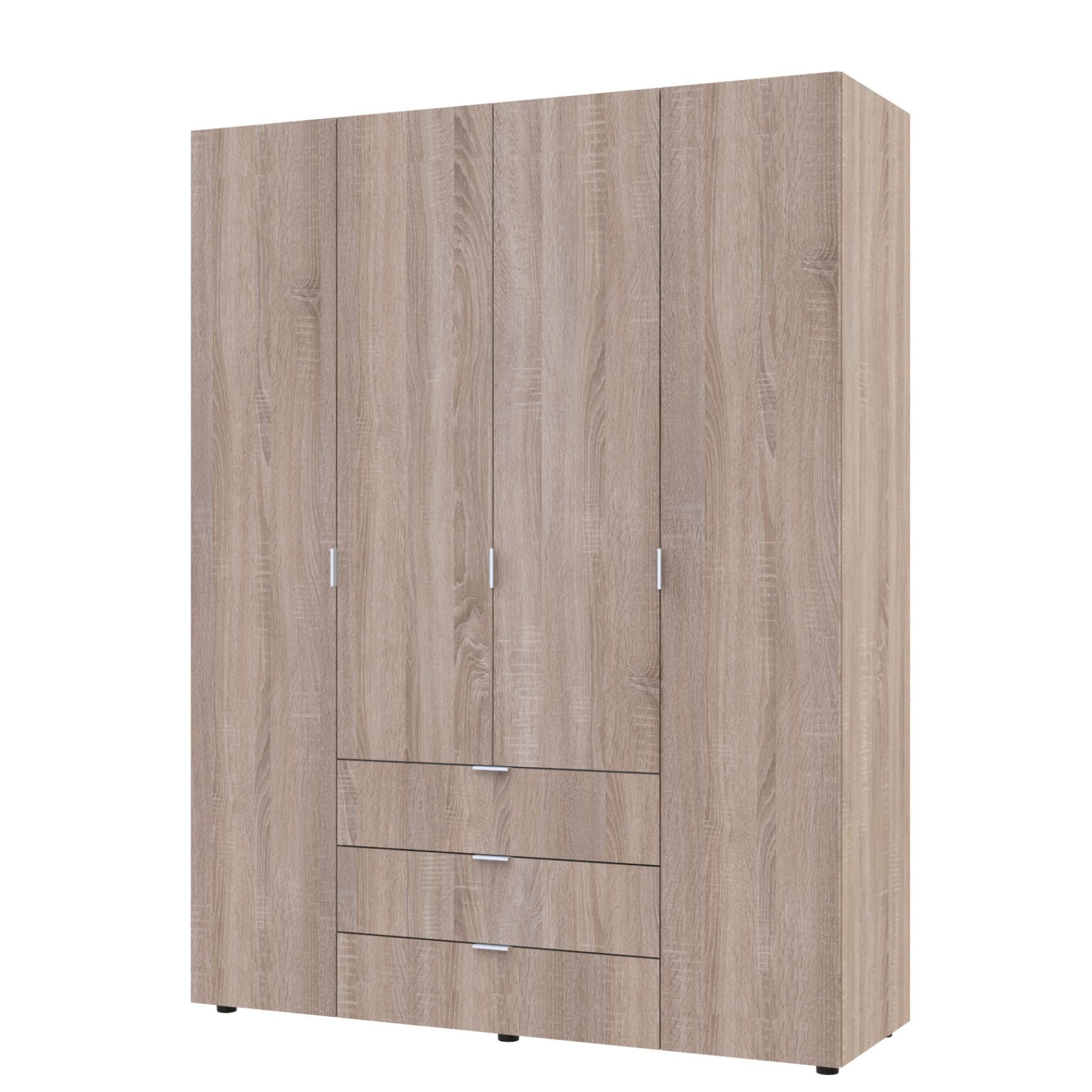 Шкаф распашной для одежды Doros Гелар 155х49,5х203,4 см Дуб сонома (DRS-011102)