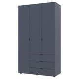 Шкаф распашной для одежды Doros Гелар 116,2х49,5х203,4 см Графит (DRS-011108)