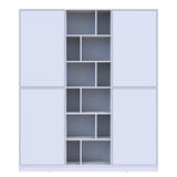 Шкаф для одежды с открытыми полками Doros Морган 180х38,5х210 см Белый (DRS-011219)