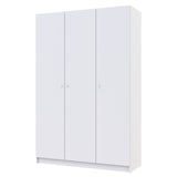 Шкаф распашной для одежды Doros Промо 135х48х204 см Белый (DRS-011204)