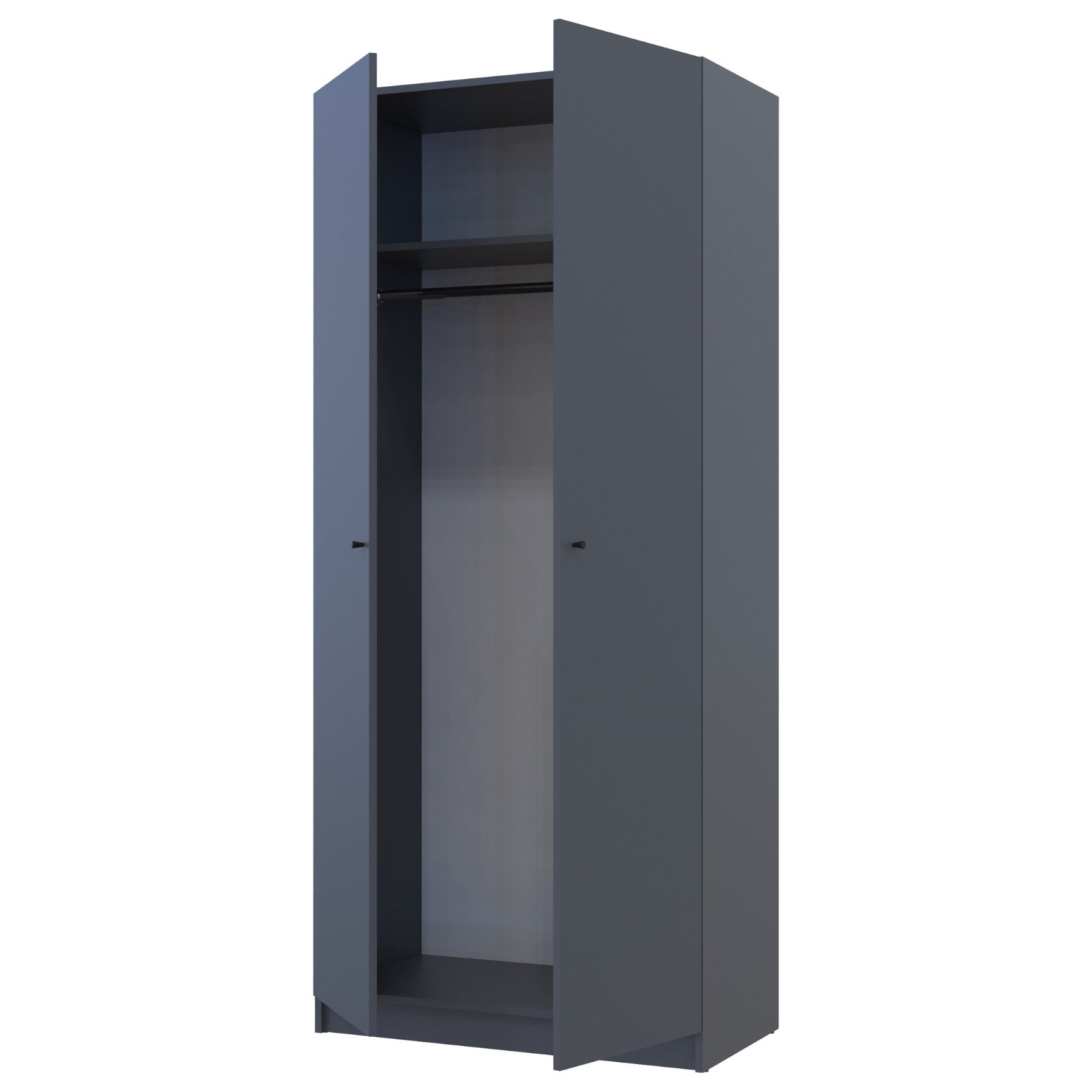 Шкаф распашной для одежды Doros Промо 90х48х204 см Графит (DRS-011199)