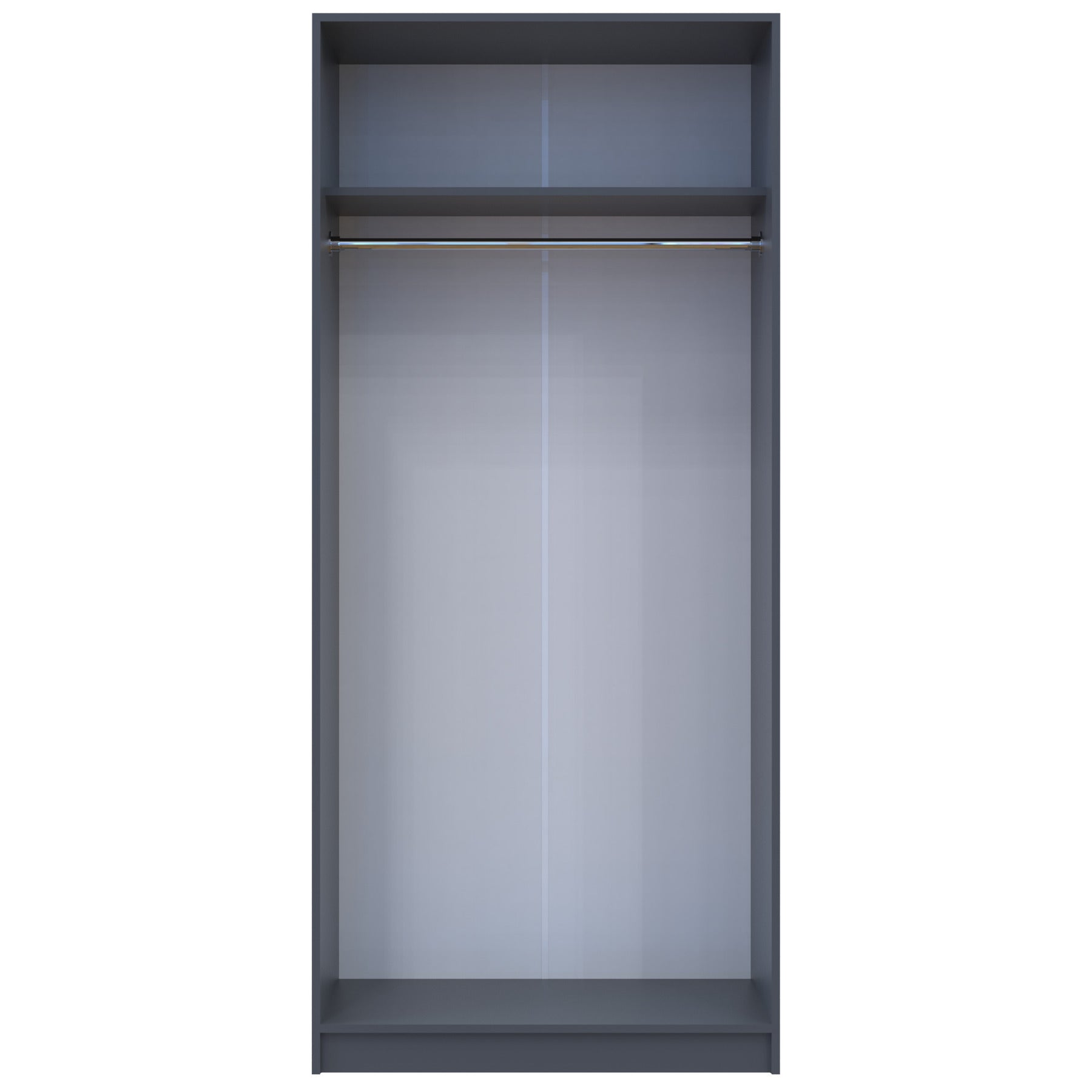 Шкаф распашной для одежды Doros Промо 90х48х204 см Графит (DRS-011199)