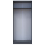 Шкаф распашной для одежды Doros Промо 90х48х204 см Графит (DRS-011199)