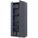 Шкаф распашной для одежды Doros Промо 90х48х204 см Графит (DRS-011199)