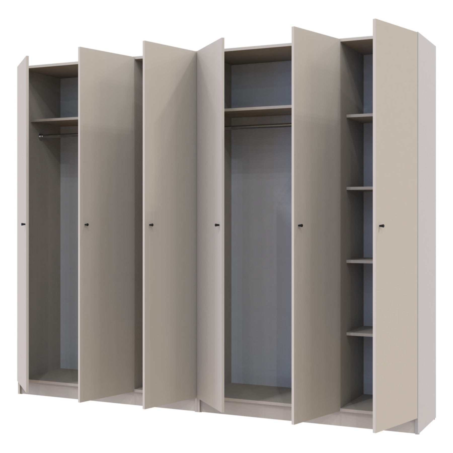 Комплект шкафов для одежды Doros Промо (2 шт.) 270х48х204 см Кашемир (DRS-011216)