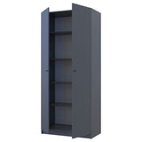 Шкаф распашной с полками Doros Промо 90х48х204 см Графит (DRS-011202)