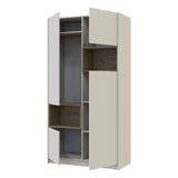 Шкаф для одежды с нишей Doros Дэйл 115,2х52х220 см Кашемир/Дуб артизан (DRS-011284)