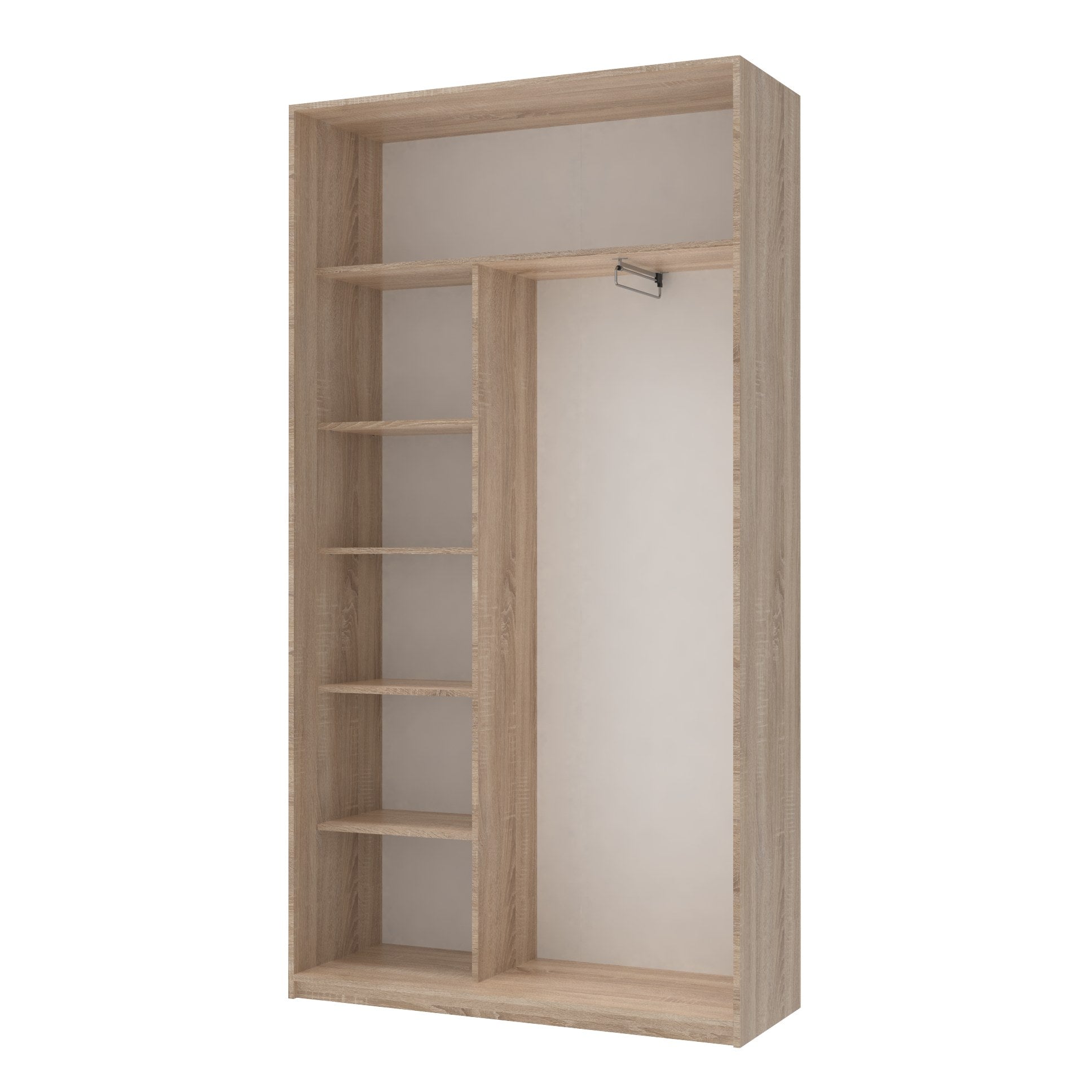 Шкаф-купе двухдверный Doros Сити Лайт 120х45х225 см Дуб сонома (DRS-011090)