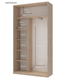 Шкаф-купе двухдверный Doros Сити Лайт 120х45х225 см Дуб сонома (DRS-011090)