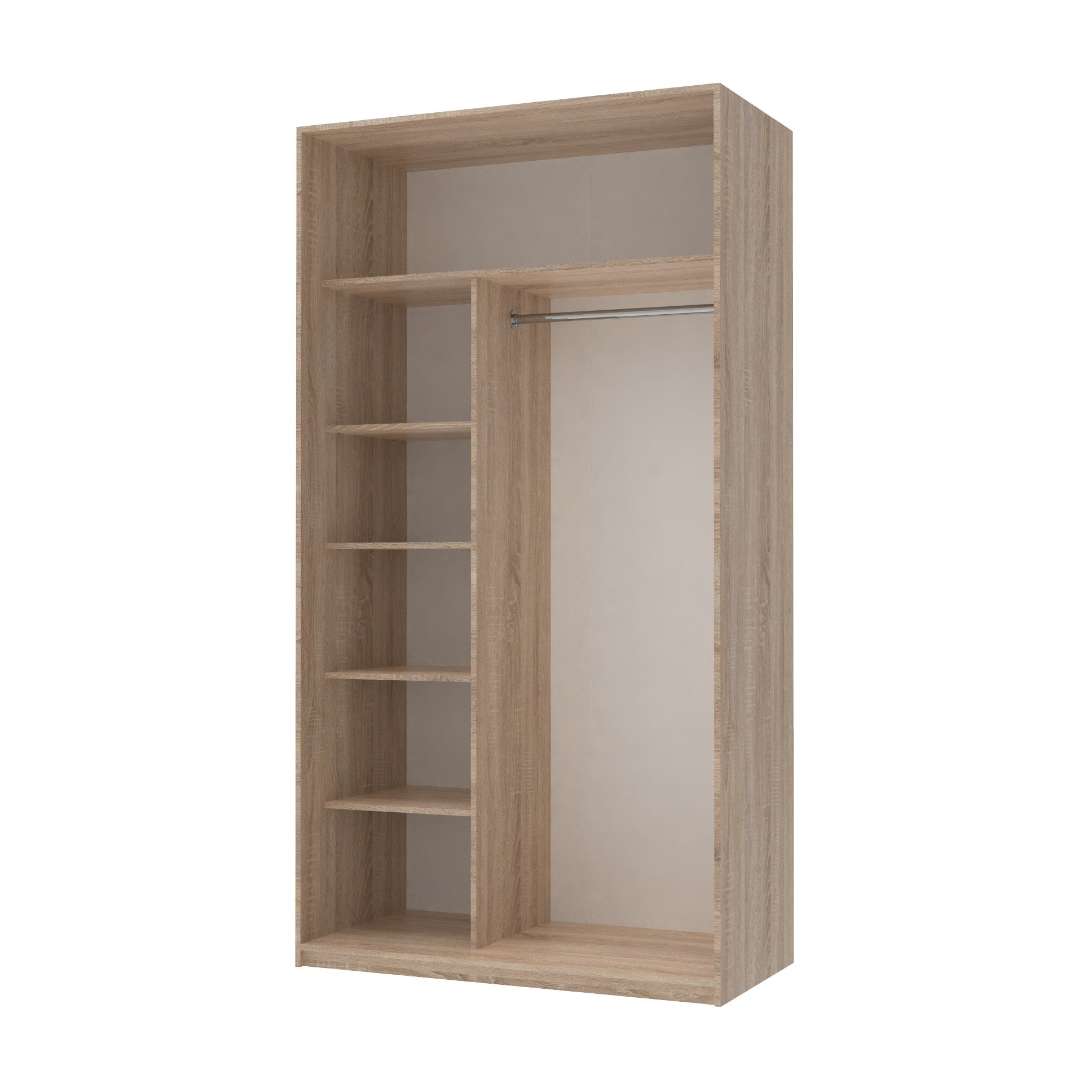 Шкаф-купе двухдверный Doros Сити Лайт 120х60х225 см Дуб сонома (DRS-011091)