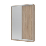 Шкаф-купе двухдверный Doros Сити Лайт 150х45х225 см Дуб сонома/1 Зеркало (DRS-011082)