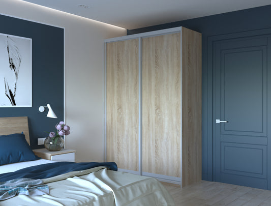 Шкаф-купе двухдверный Doros Сити Лайт 150х60х225 см Дуб сонома (DRS-011093)