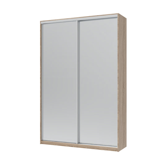 Шкаф-купе двухдверный Doros Сити Лайт 150х45х225 см Дуб сонома/2 Зеркала (DRS-011087)