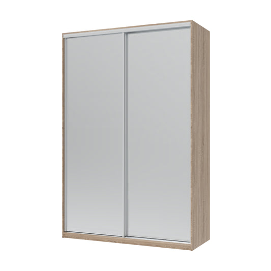Шкаф-купе двухдверный Doros Сити Лайт 150х60х225 см Дуб сонома/2 Зеркала (DRS-011088)